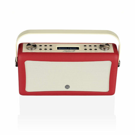 VQ Hepburn Mk II Portable DAB+/FM Radio & Bluetooth Speaker with Rechargeable Battery Pack in Red - 5