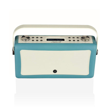 VQ Hepburn Mk II Portable DAB+/FM Radio & Bluetooth Speaker with Rechargeable Battery Pack in Teal - 5