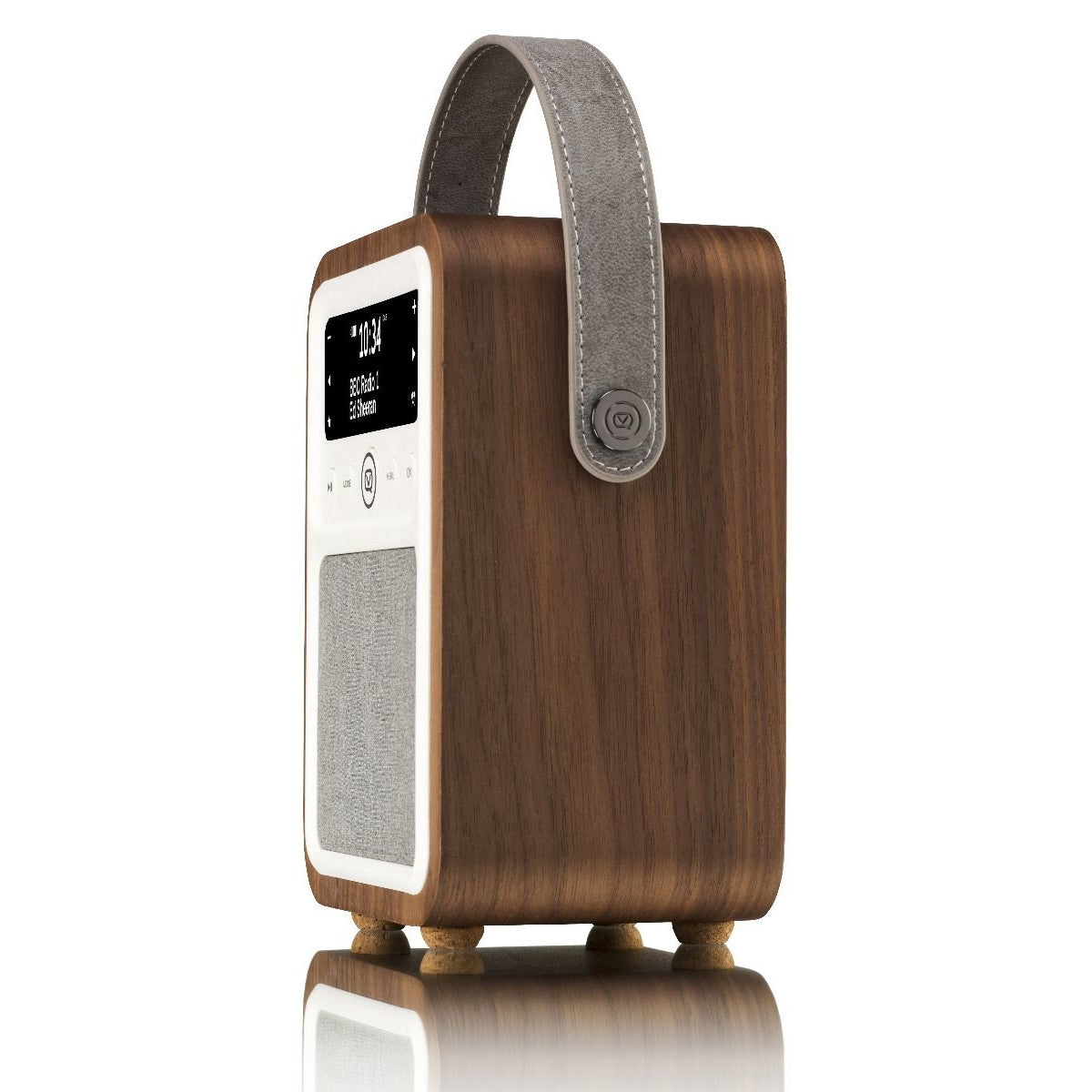 VQ Monty Portable DAB/FM Radio & Bluetooth Speaker with Rechargeable Battery Pack in Walnut - 4