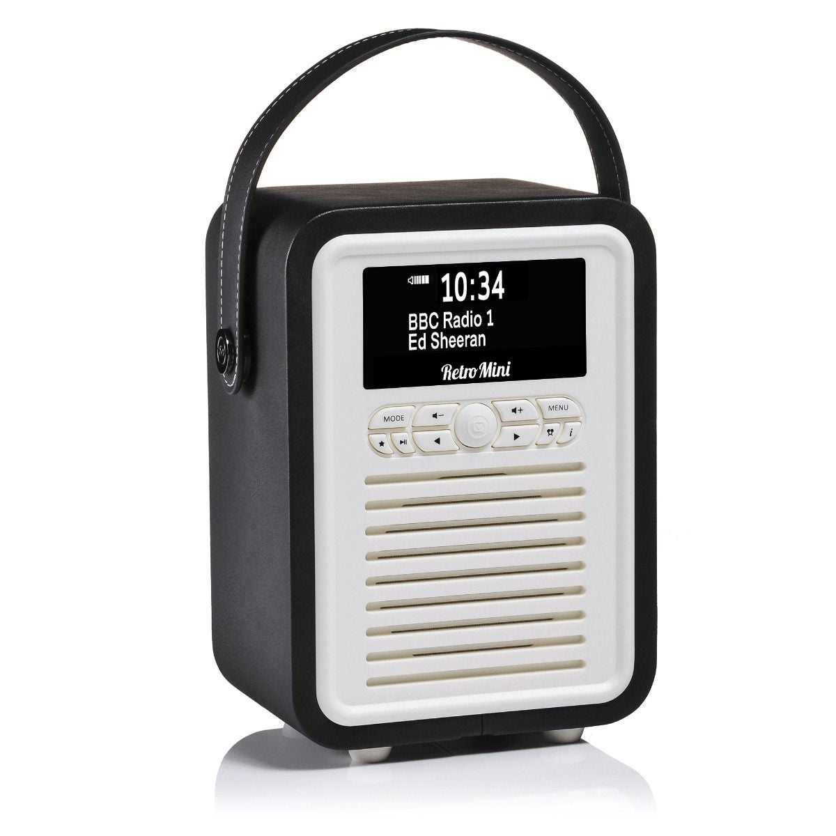 VQ Retro Mini Portable DAB Radio with Bluetooth in Black - 2