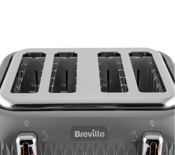 Graphite Breville Curve Toaster Grey Breville Curve Slice Toaster