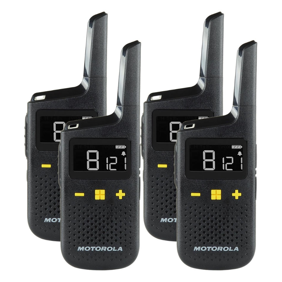 Motorola XT185 Quad Pack License-Free Two Way Radios
