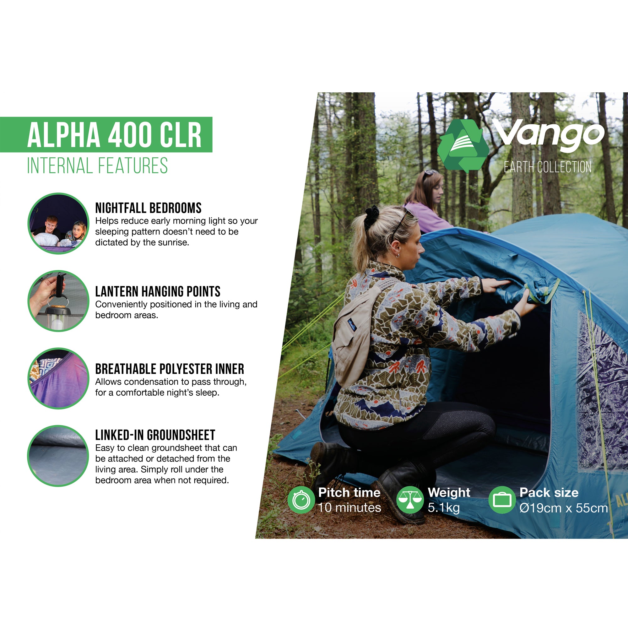 Vango lights out on sale bedroom